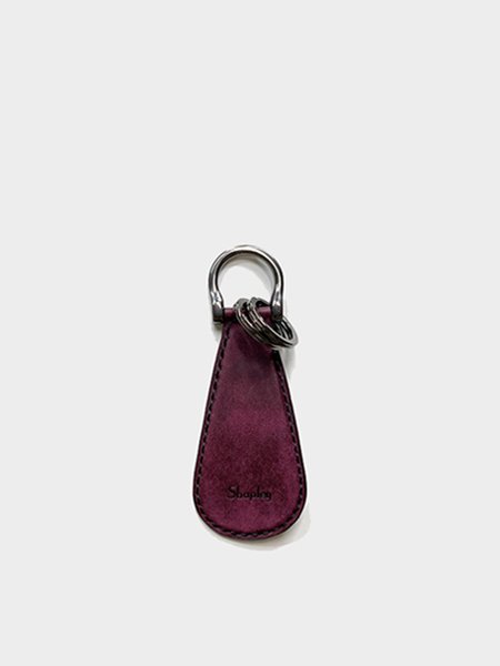 Shoehorn keyring - Purple (Pueblo Leather)