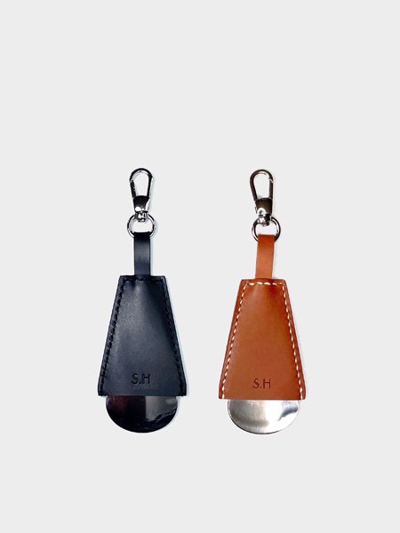 Shoehorn keyring - 3 (Buttero Leather)