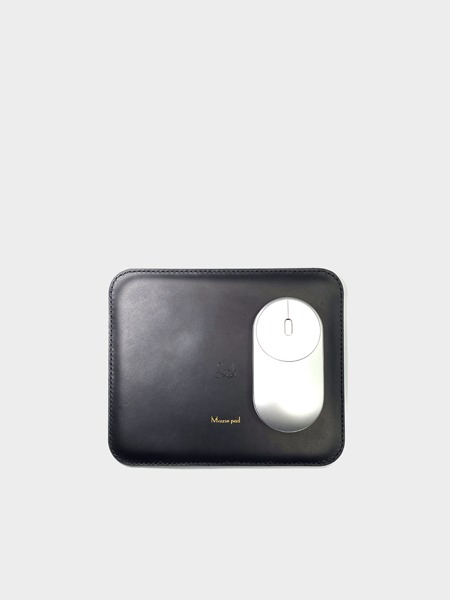 Mouse Pad - Black (Buttero Leather)