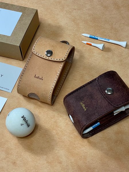 Golf ball Case (Pueblo Leather)