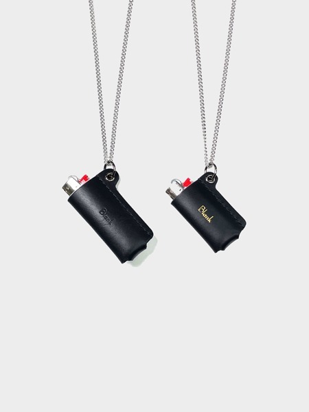 Necklace Lighter Case - Black (Buttero Leather)